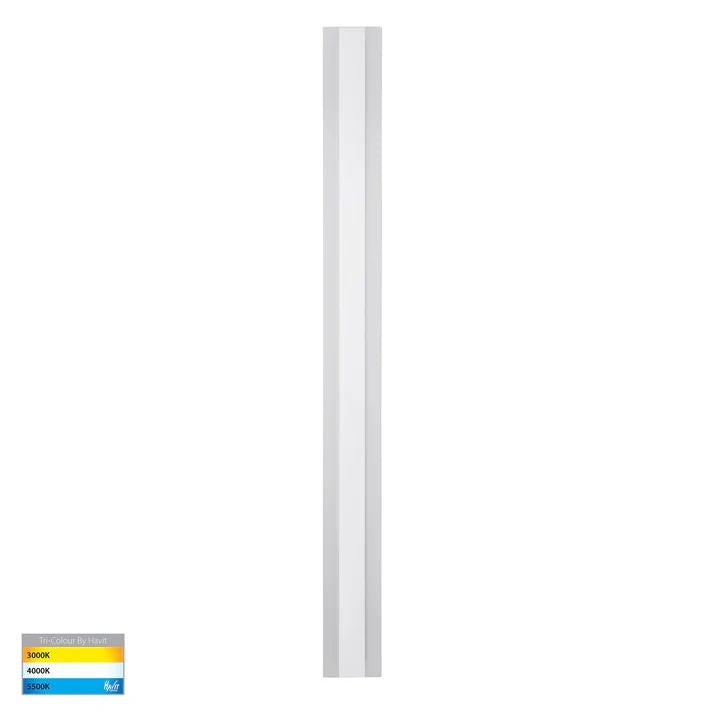 HV3584T- Barline Aluminium 1000mm Wall Light WHITE WALL LIGHT
