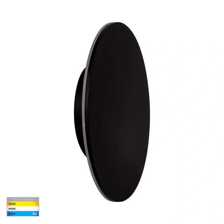 HV3593T- Halo 250mm 18W TRI Colour LED Wall Light WALL LIGHT