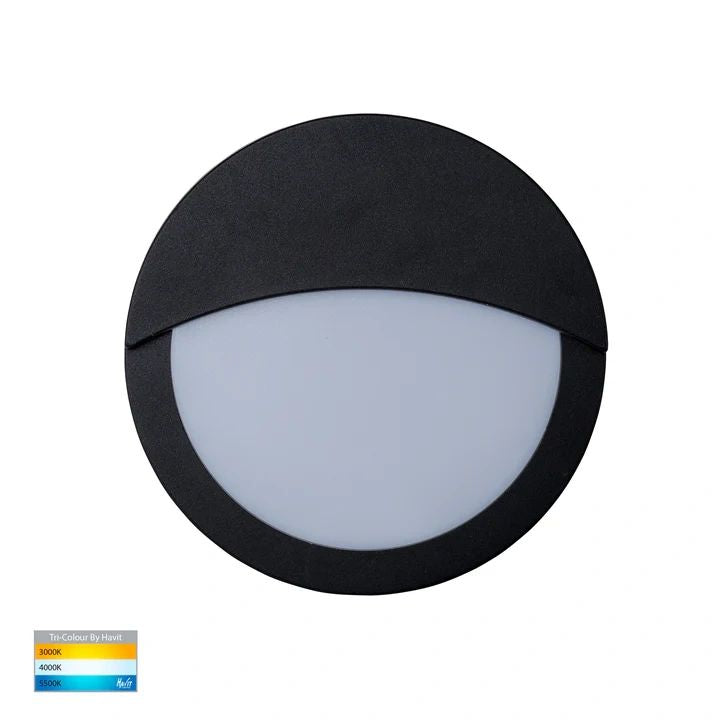 HV36012T-BLK- Roto Black LED Bunker Light with Eyelid BUNKER
