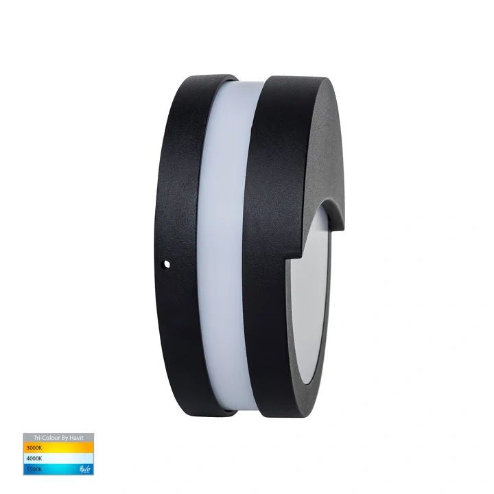 HV36012T-BLK- Roto Black LED Bunker Light with Eyelid BUNKER