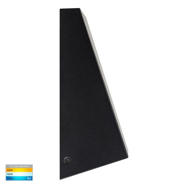 HV3601T- Taper 9W TRI Colour LED Wedge Wall Light WALL LIGHT