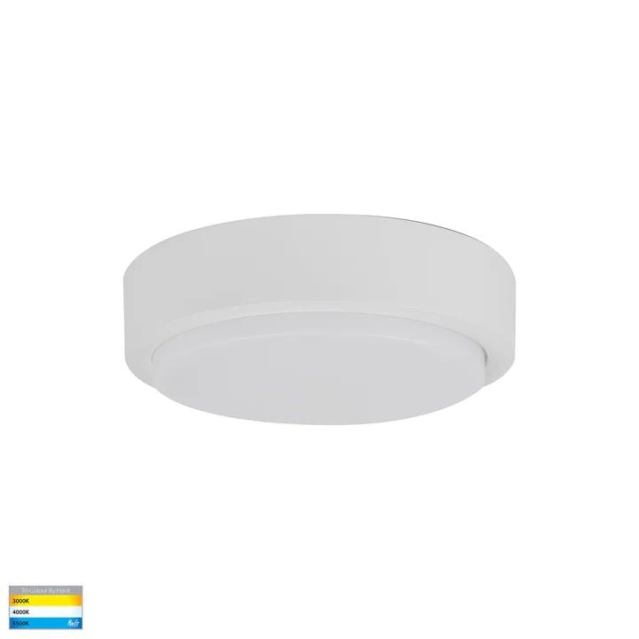 HV36052T- Liptor 280mm 20w Ceiling Mounted LED Oyster WHITE Ceiling light