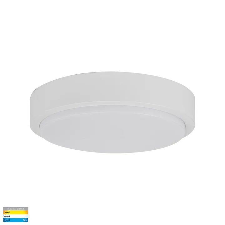 HV36053T- Liptor 370mm 30w Ceiling Mounted LED Oyster WHITE Ceiling light