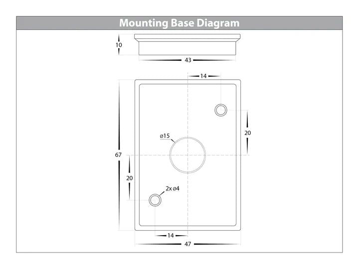 HV3625S- Aries Fixed Down LED Wall Light WALL LIGHT