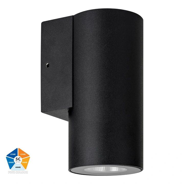 HV3625S- Aries Fixed Down LED Wall Light ALUMINIUM BLACK WALL LIGHT