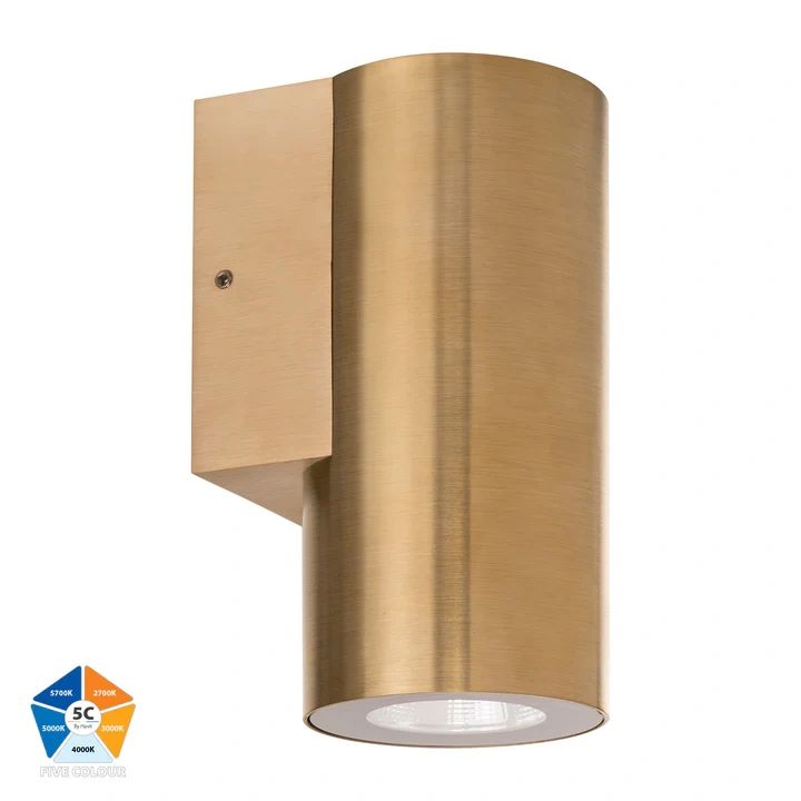 HV3625S- Aries Fixed Down LED Wall Light SOLID BRASS WALL LIGHT