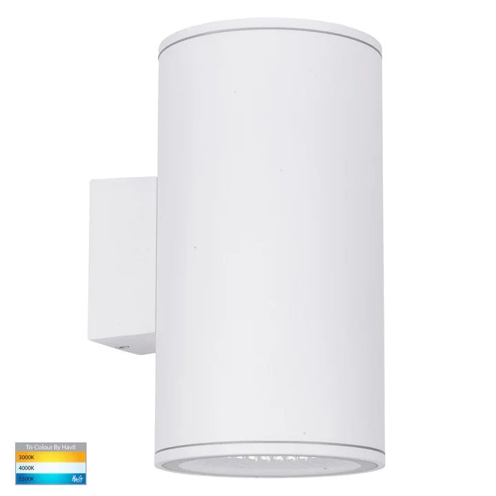 HV3629T- Porter Up & Down LED Wall Light WHITE ROUND WALL LIGHT