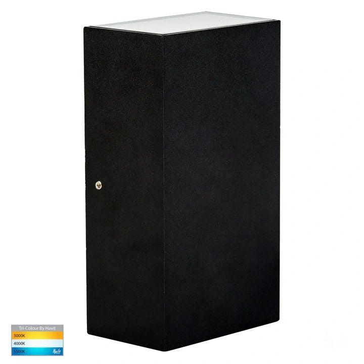 HV3634T- Platz Up & Down LED Wall Light BLACK WALL LIGHT