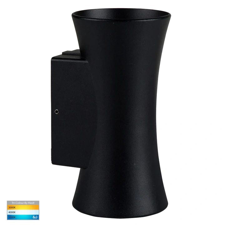 HV3635T- Savannah Up & Down LED Wall Light BLACK WALL LIGHT