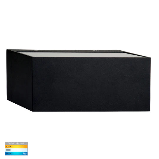 HV3637T- Nikki Up & Down LED Wall Light Black WALL LIGHT