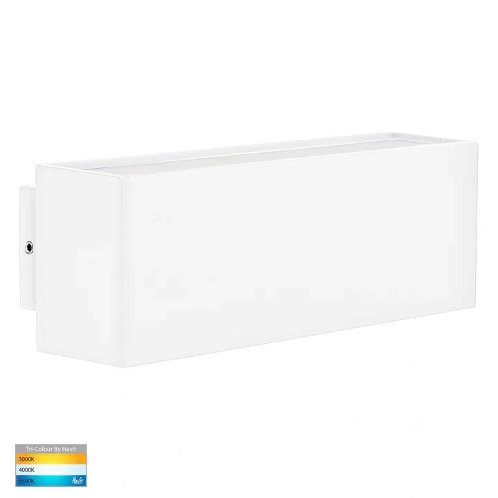 HV36939T- Blokk Up & Down LED Wall Light WHITE WALL LIGHT