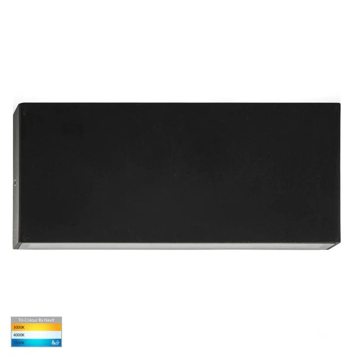HV3647T- Essil 6W Fixed Down LED Wall Light BLACK WALL LIGHT