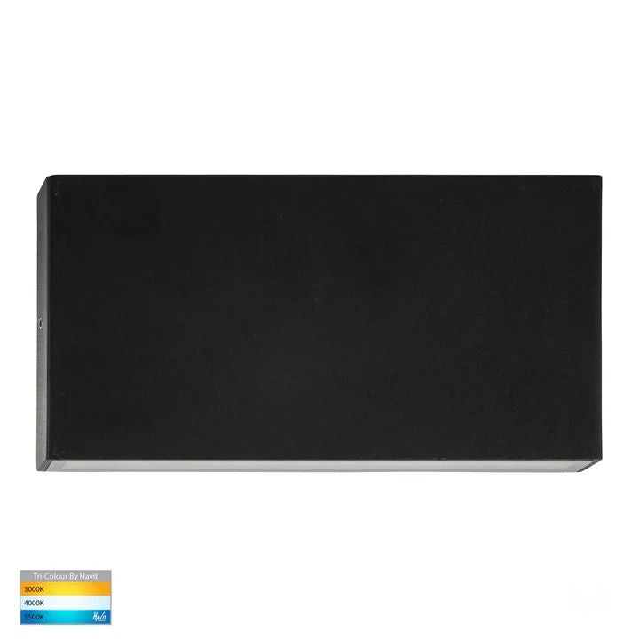 HV3648T- Essil 5W Up & Down LED Wall Light BLACK WALL LIGHT