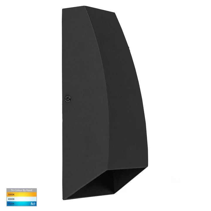 HV3651T- Cono Up & Down LED Wall Light BLACK WALL LIGHT