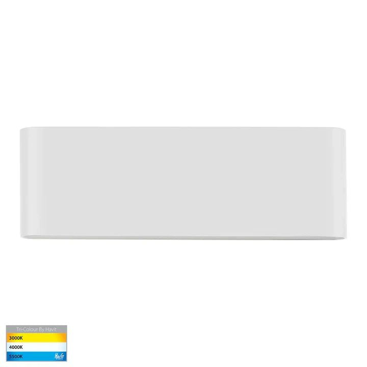 HV3652T- Lisse 12W Fixed Down LED Wall Light WHITE WALL LIGHT
