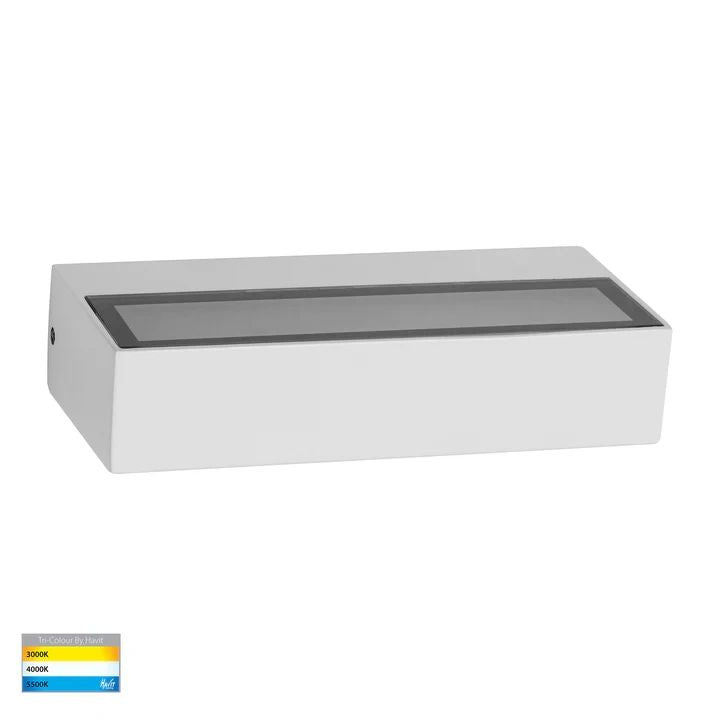 HV3654T- Siena 160mm LED Uplighter Wall Light WHITE WALL LIGHT