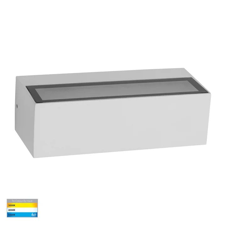 HV3655T- Siena White LED 160mm Up & Down Wall Light WHITE WALL LIGHT