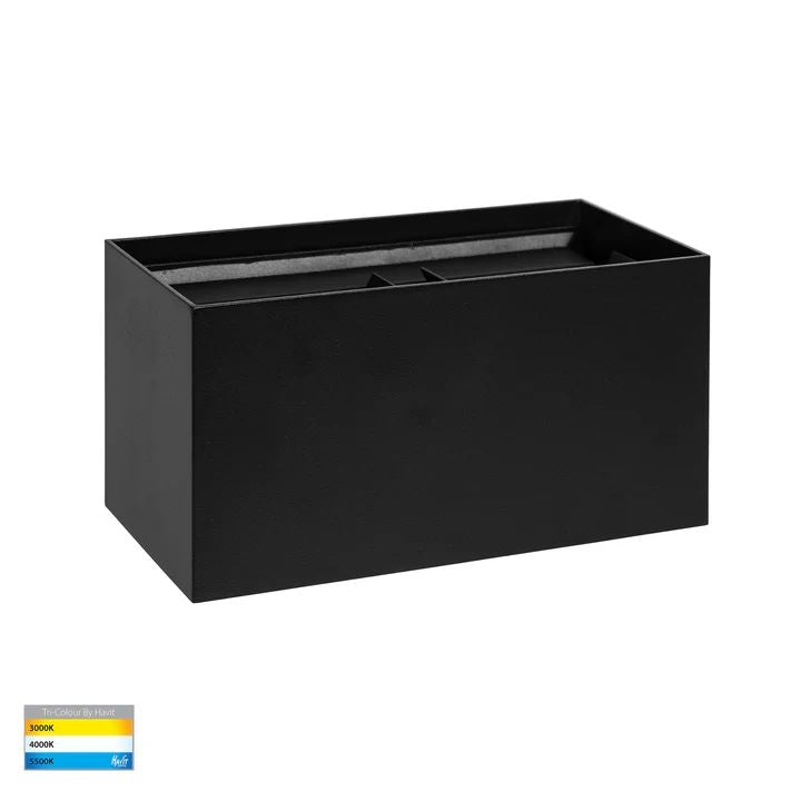 HV36582T- Versa Square Up & Down Wall Light BLACK WALL LIGHT