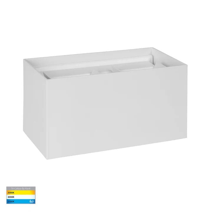 HV36582T- Versa Square Up & Down Wall Light WHITE WALL LIGHT