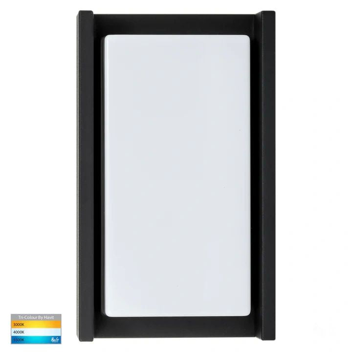 HV3668T- Nepean LED Wall Light BLACK WALL LIGHT