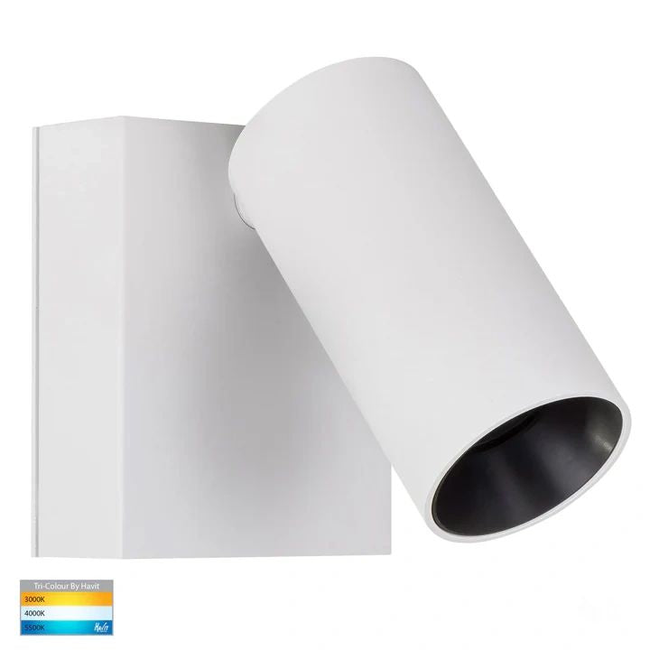 HV3681T- Revo Single Adjustable Wall Light WHITE WALL LIGHT