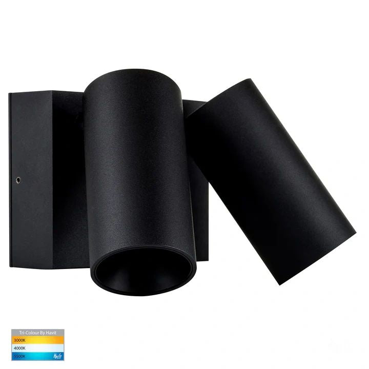 HV3684T- Revo Double Adjustable Wall Light With Sensor WALL LIGHT
