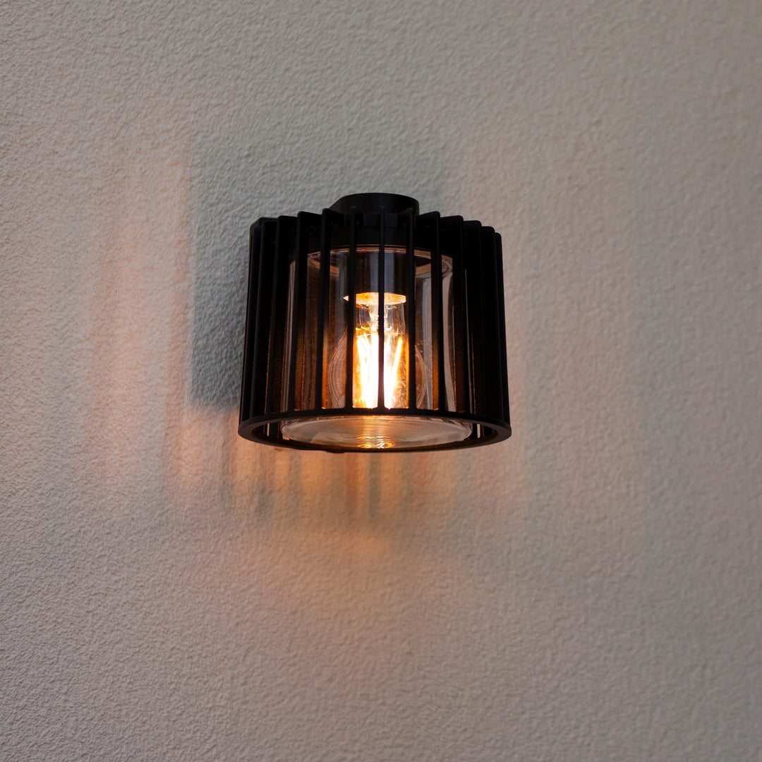 HV3694W-BLK - Lumo Aluminium Black Wall Light WALL LIGHT