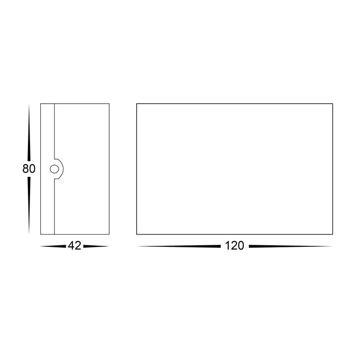 HV3695T- Maro Up & Down TRI Colour LED Wall Light WALL LIGHT