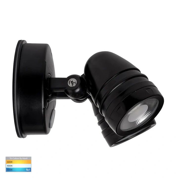 HV3794T- Focus Polycarbonate Double Adjustable Spot Light With Sensor Flood and Sensor light