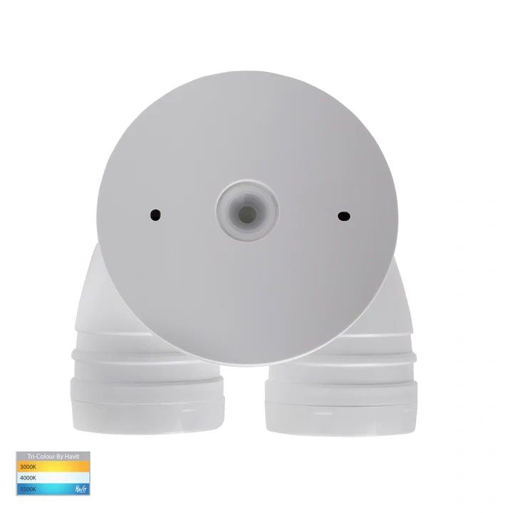 HV3794T- Focus Polycarbonate Double Adjustable Spot Light With Sensor Flood and Sensor light