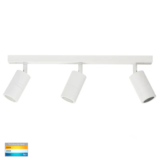 HV4001T-3 - Tivah 3 Light TRI Colour Bar Light White Spotlight