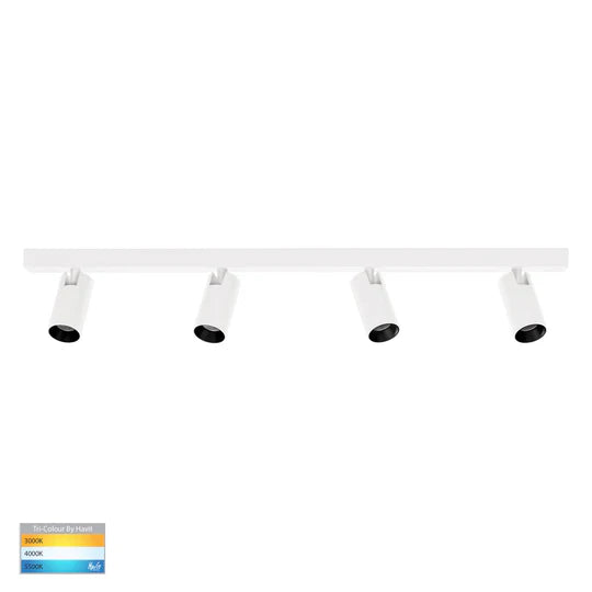 HV4002T-4 - Revo 4 Light TRI Colour Bar Light White Spotlight