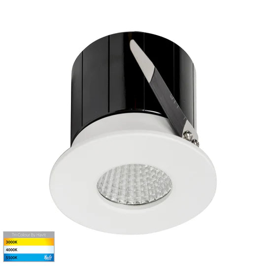 HV5511T - Prime Black/White Fixed LED Downlight White Downlight