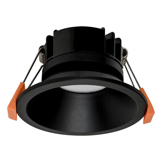 HV5528T- Gleam White/Black Fixed LED Downlight Black Downlight