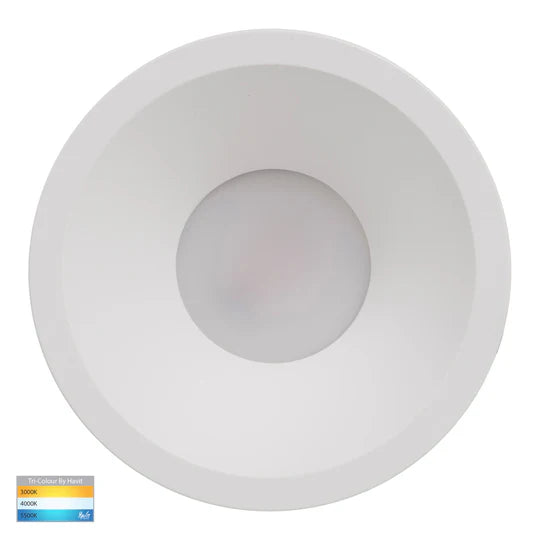 HV5528T- Gleam White/Black Fixed LED Downlight Downlight