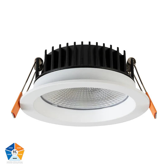 HV5530T- Ora Black/White 5 Colour Fixed LED Downlight White Downlight