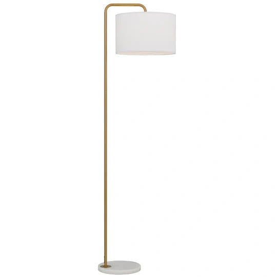 TELBIX INGRID FLOOR LAMP GOLD WHITE Floor Lamp