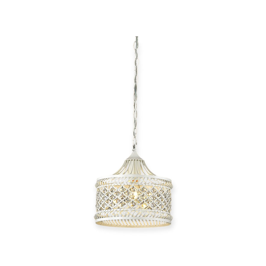 White Evertop Chandelier Pendant Small E27 Pendant