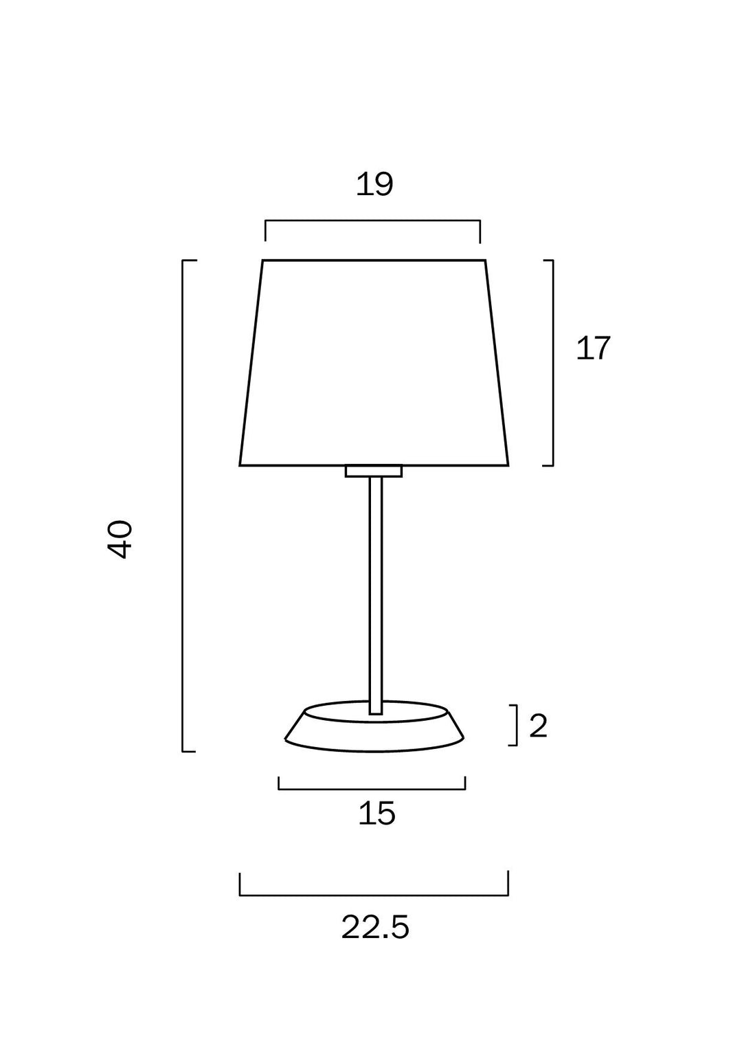 TELBIX JAXON TABLE LAMP TABLE LAMP