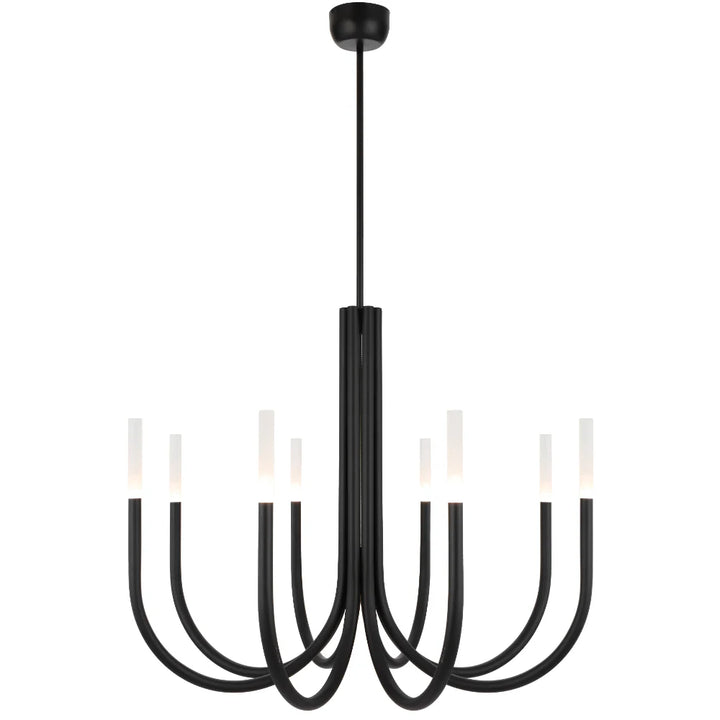 JOSHUA 8 LIGHT PENDANT Black Pendant