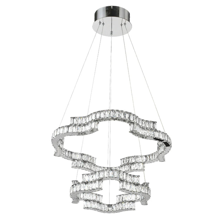JURA 2 TIER PENDANT Chrome Pendant