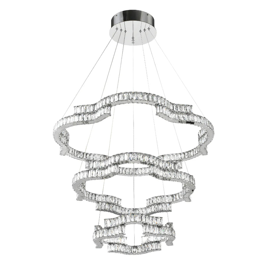 JURA 3 TIER PENDANT Chrome Pendant