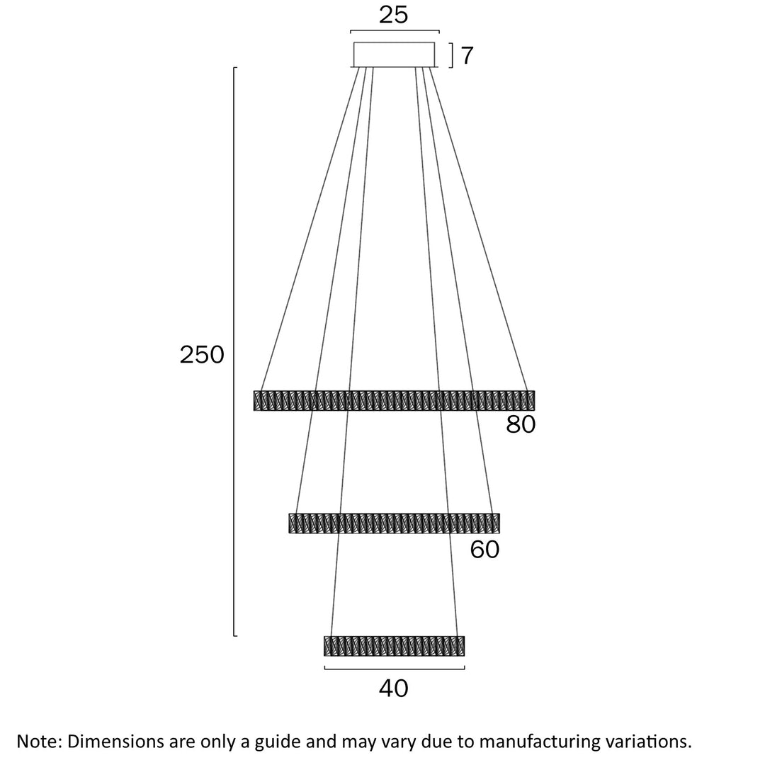 JURA 3 TIER PENDANT Pendant