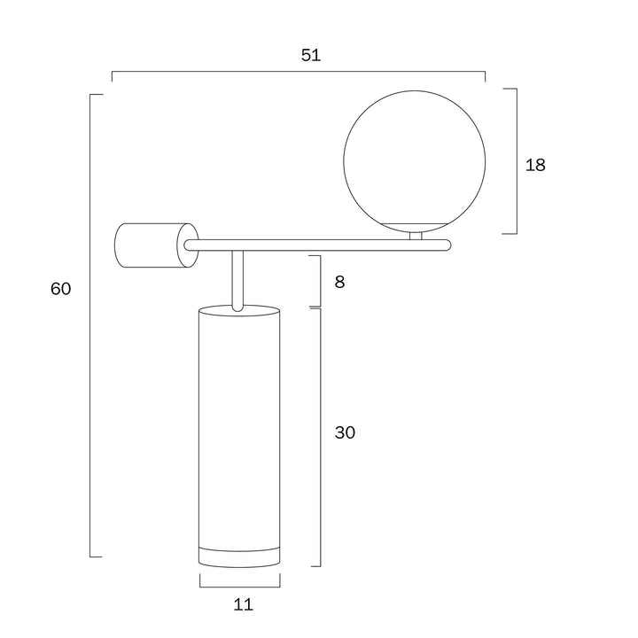 TELBIX JUSTINA TABLE LAMP TABLE LAMP