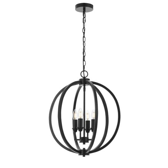 TELBIX KENDALL PENDANT 4 BLACK Pendant