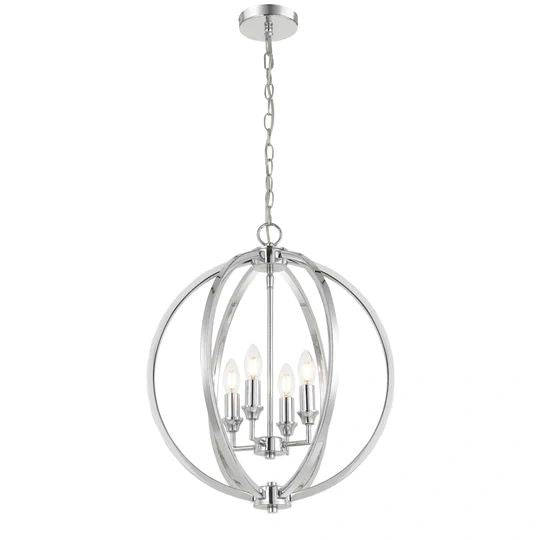 TELBIX KENDALL PENDANT 4 CHROME Pendant