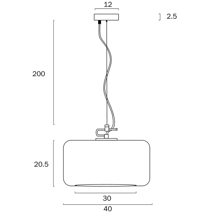 TELBIX KOROVA LARGE PENDANT Pendant
