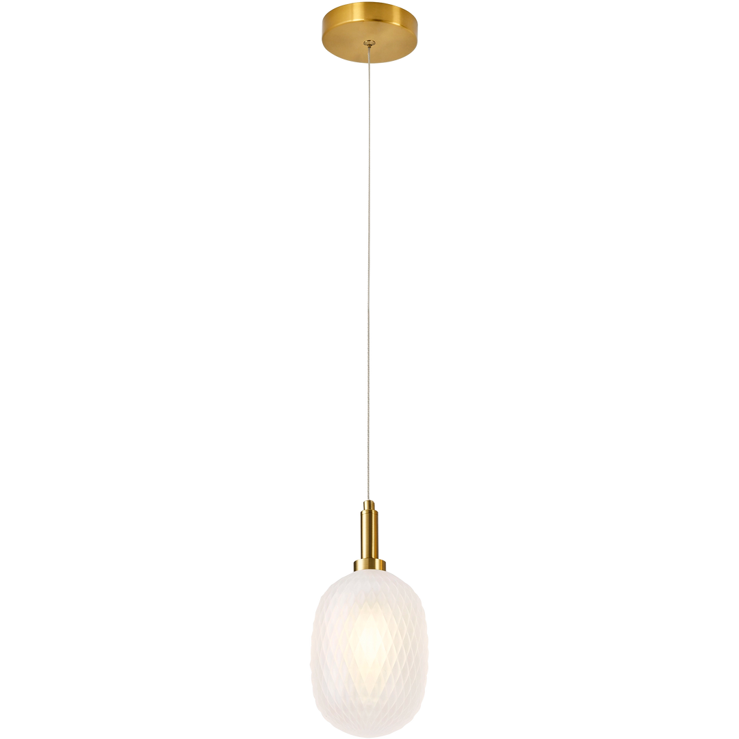 Calibo Lark Diamond Pattern 124 mm Glass Pendant Pendant