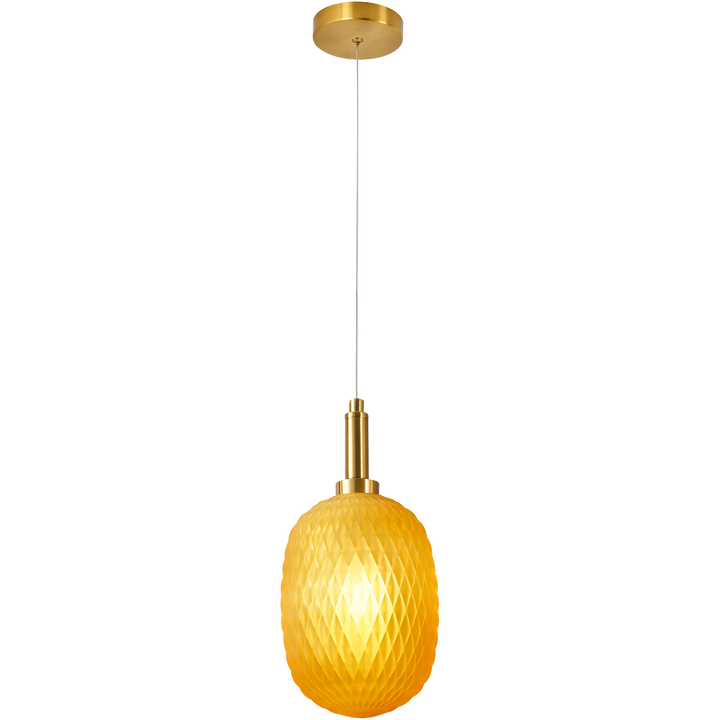 Calibo Lark Diamond Pattern 150mm Glass Pendant Pendant