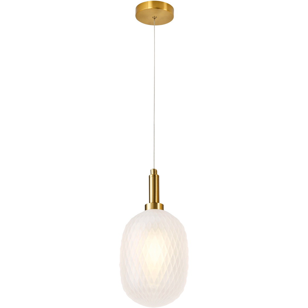 Calibo Lark Diamond Pattern 150mm Glass Pendant Pendant